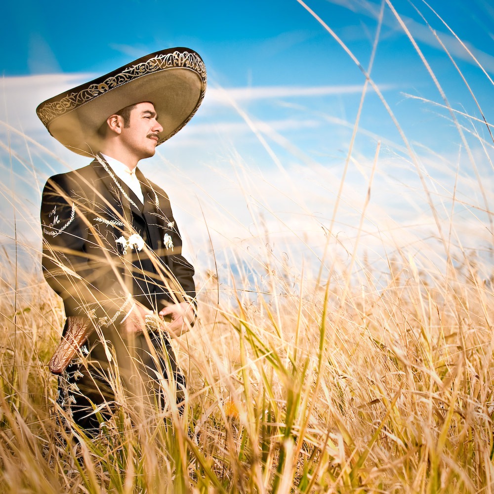 Angel Medina en el campo